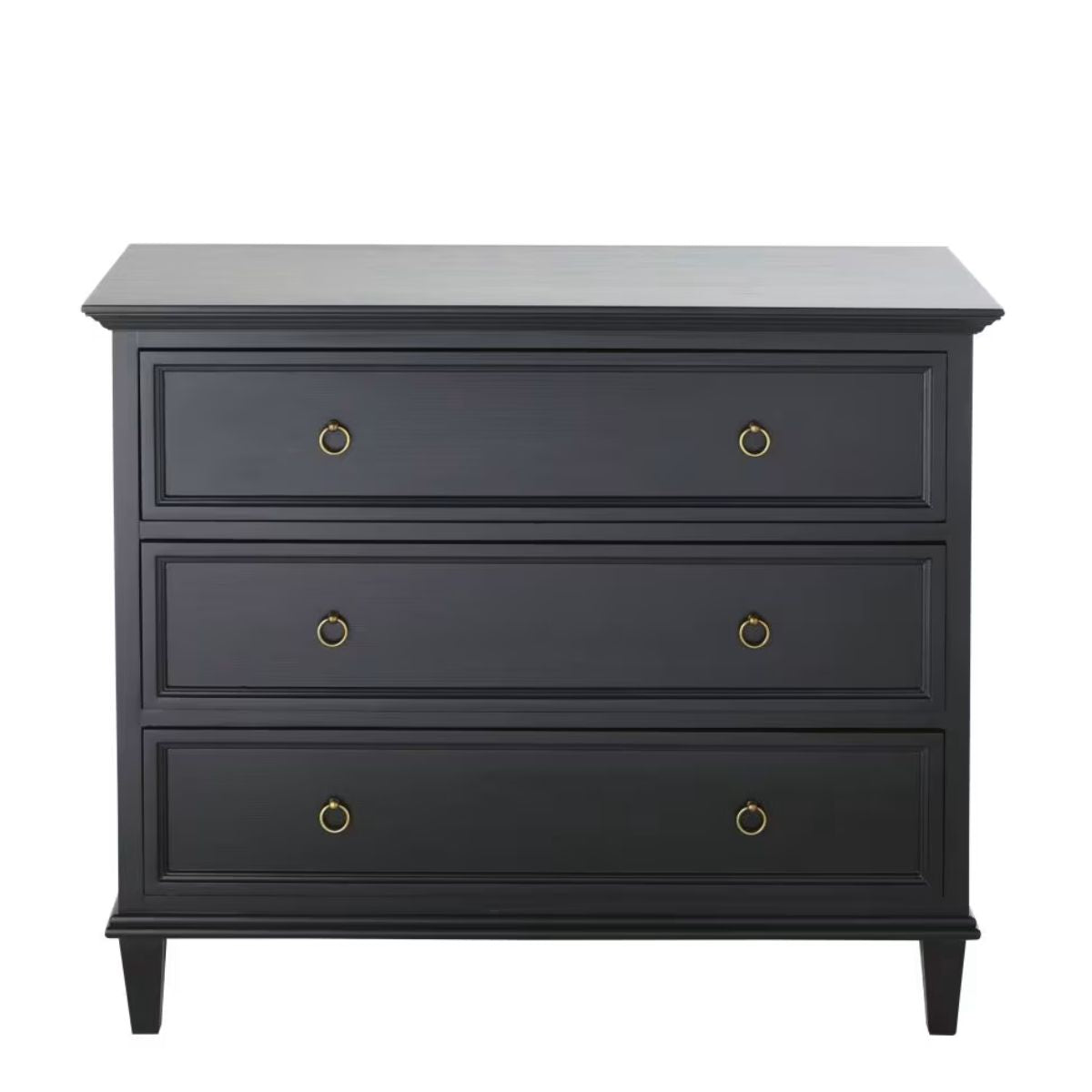Commode 3 tiroirs noire Maisons du Monde