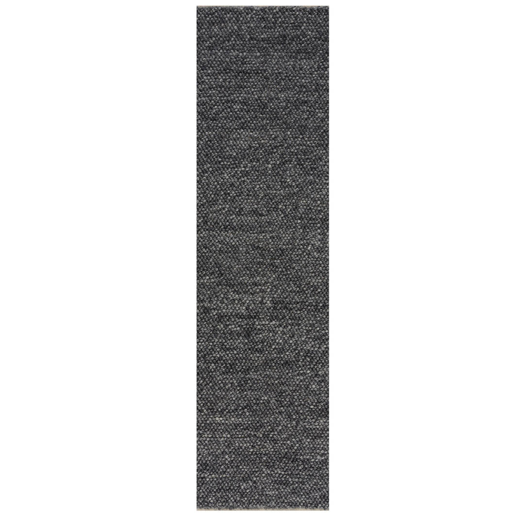 Tapis de couloir laine gris 60x230cm