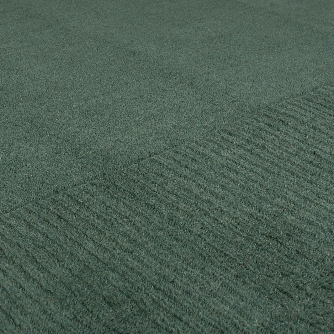 tapis laine vert pas cher