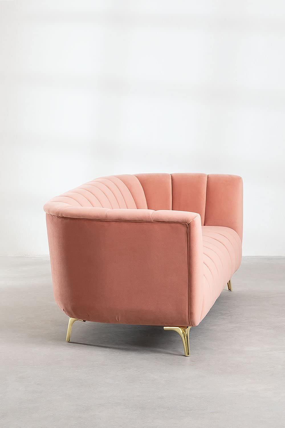 Canapé en velours 3 places Creys SKLUM Peonia SKLUM