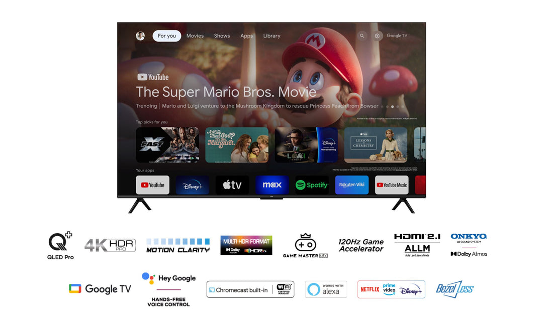 TV TCL QLED 85T7B 85 pouces 4K UHD Smart TV