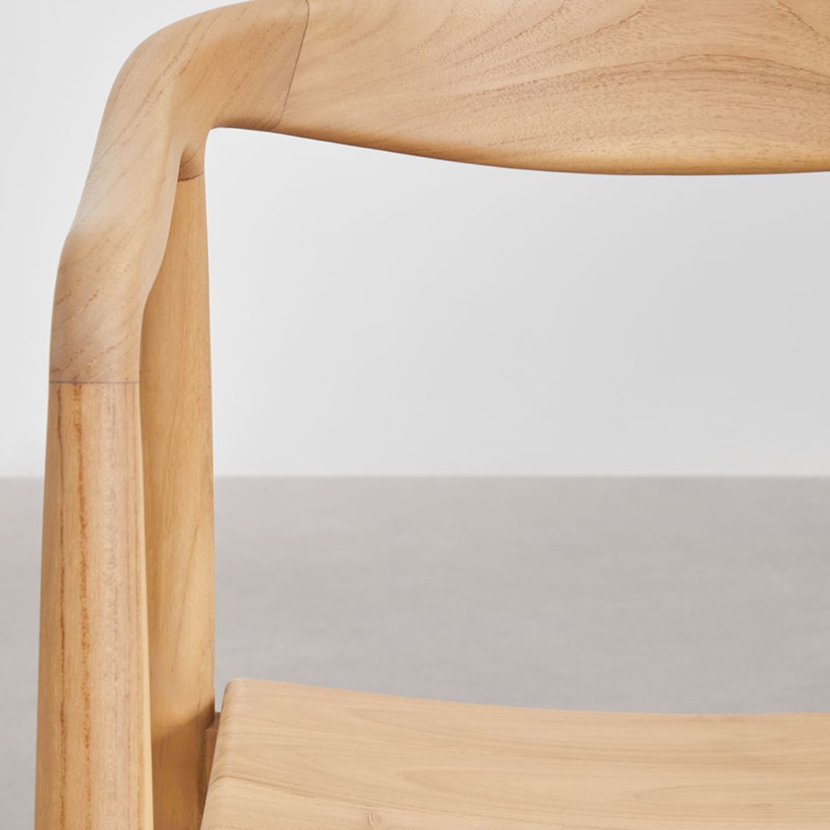 Lot de 6 chaises SKLUM de jardin en bois de teck Rokan