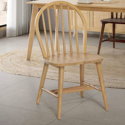 Lot de 2 chaises couleur chêne, bois massif, 48 cm x 48 cm x 92 cm CLARCK