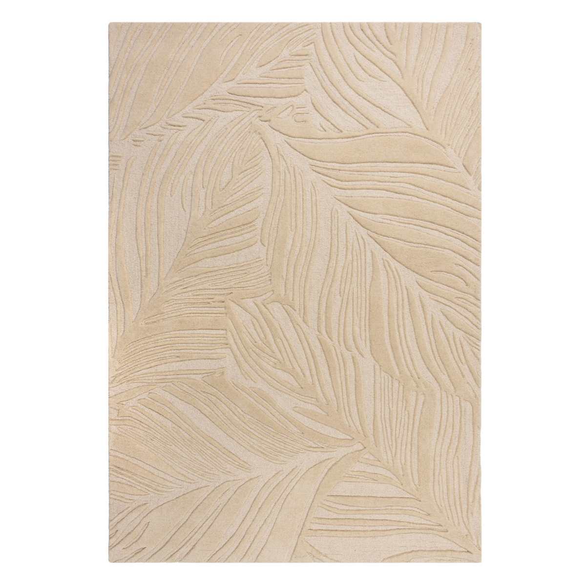 Tapis Lino Beige en laine 160x230cm "Imparfait"
