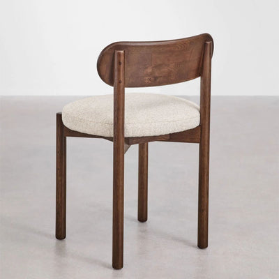 Lot de 2 chaises SKLUM de salle à manger rembourrées en chêne Bianca