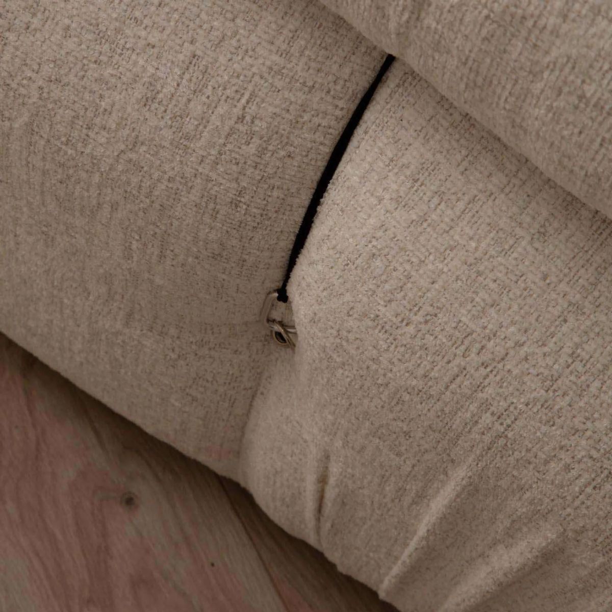 Canapé 3 places en tissu Bubble Hanah Home