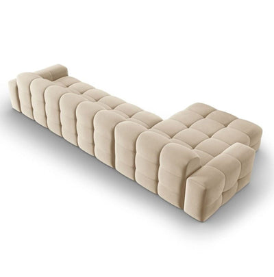 Canapé d'angle gauche Kendal Beige Clair 5 Places - Léger défaut