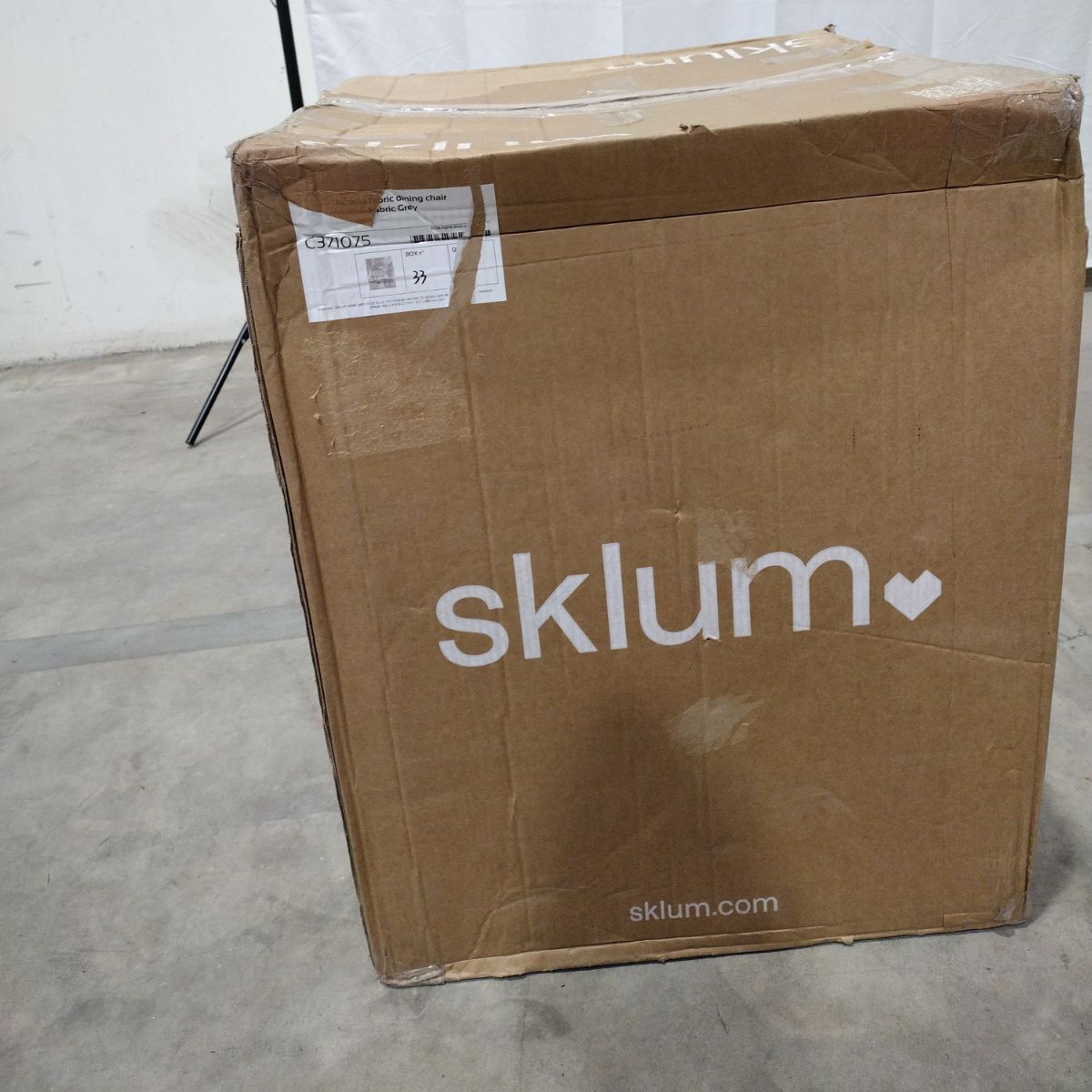 Chaise de salle à manger rembourrée Jimena SKLUM