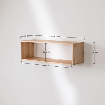 Lot de 2 etagères Murale en Bois Deleyna SKLUM