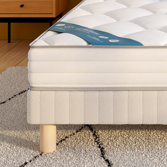 Matelas LA REDOUTE INTERIEURS latex, soutien ferme, accueil mousse viscoélastique