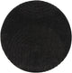 Tapis Épais Rond Noir ATHENA 160cm