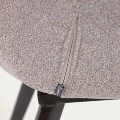 Lot de 2 chaises Nadya gris clair KAVE HOME