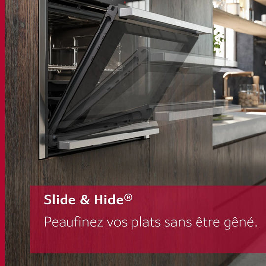 Four encastrable NEFF B5ACH7AN3F 60x60cm – Slide & Hide® – Pyrolyse – 71 L – Inox
