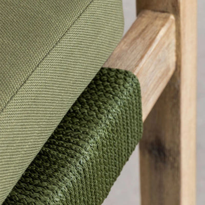 Lot de 2 Chaises SKLUM de Jardin avec Accoudoirs en Bois d'Acacia Dubaï