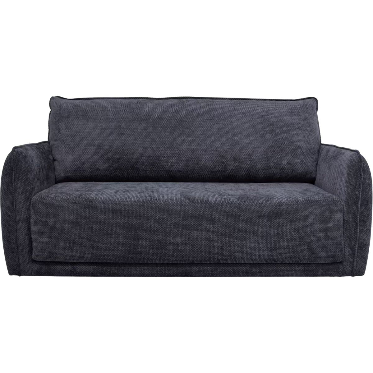 ALINEA Canapé 3 places convertible en tissu Eden - bleu marine