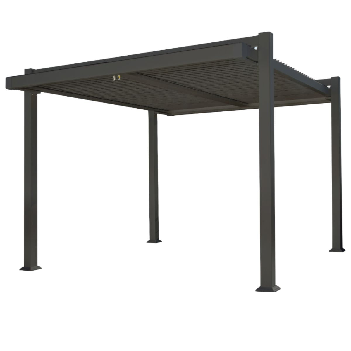 Pergola Bioclimatique Leroy Merlin 11,52m² – Gris Anthracite