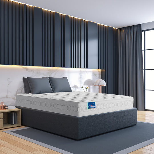 Matelas Dunlopillo Cassandre 100% latex ferme 7zones H27 cm 160x200 cm
