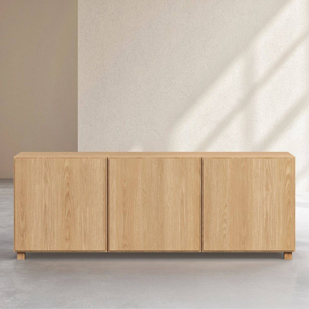 Buffet bas HABITAT 3 portes en chêne Naturel DRIO - Design by Hélèna Pille