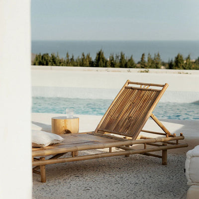 Lot de 2 transats SKLUM Gossy en bambou