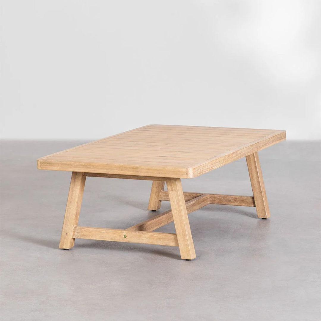 Table basse de jardin SKLUM DUBAI rectangulaire 130x75 cm en bois d’acacia