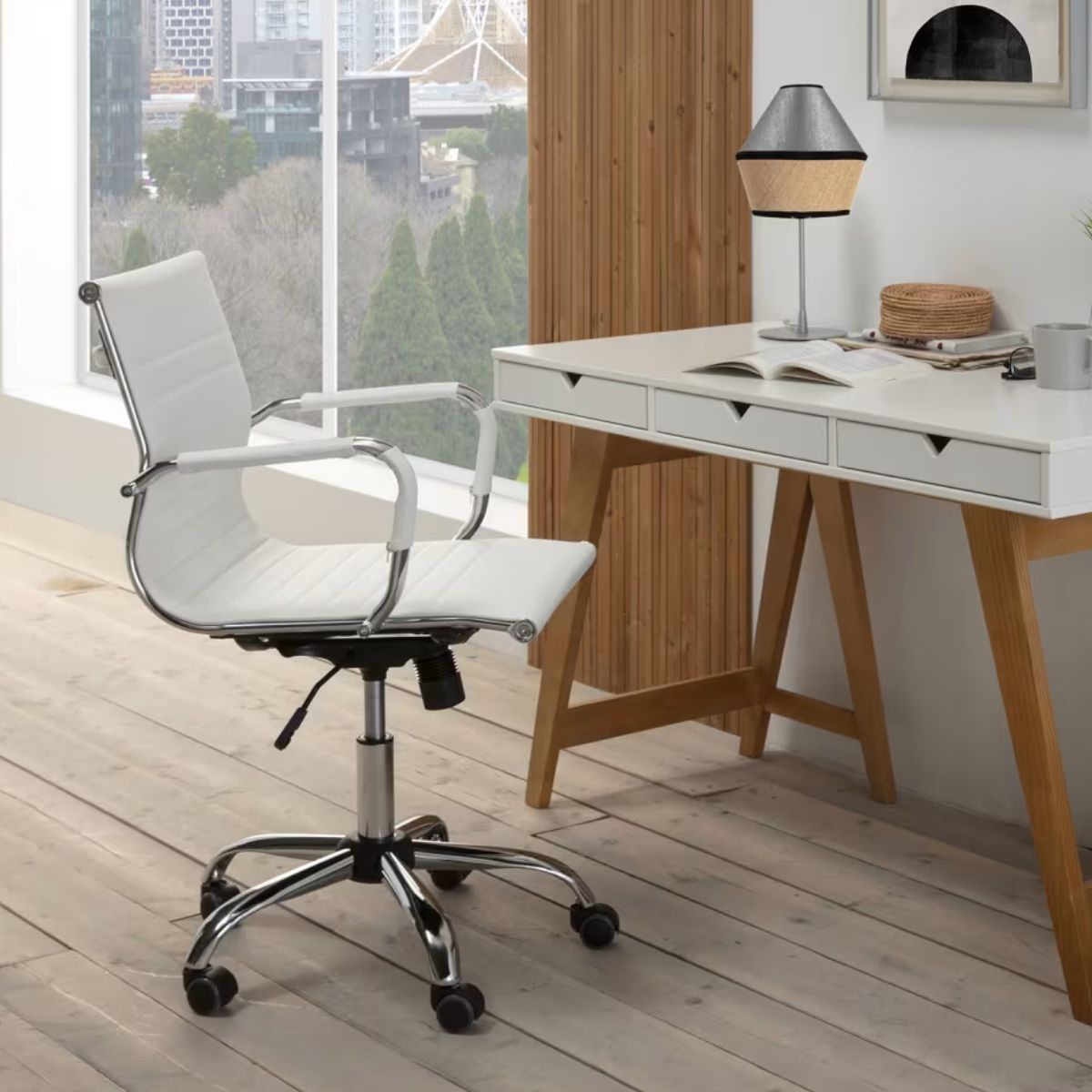 Fauteuil de bureau blanc