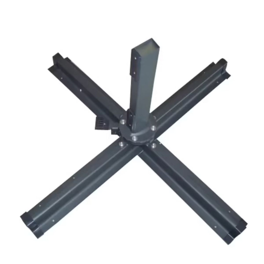 Parasol déporté et rotatif 3 x 3m terracotta PALATINO