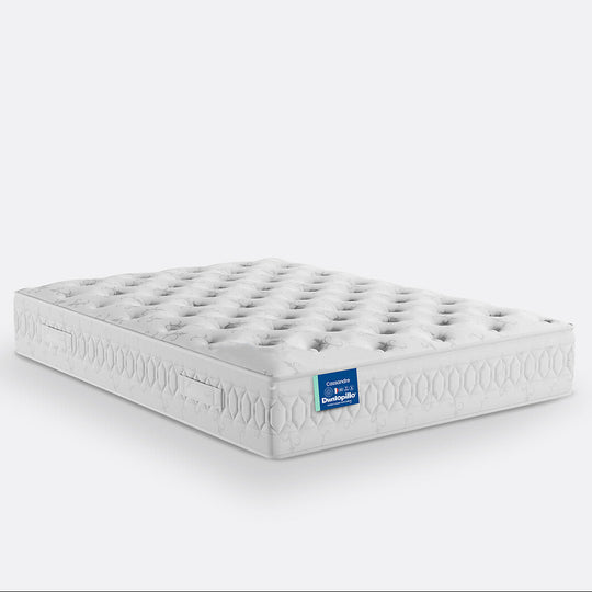 Matelas Dunlopillo Cassandre 100% latex ferme 7zones H27 cm 160x200 cm