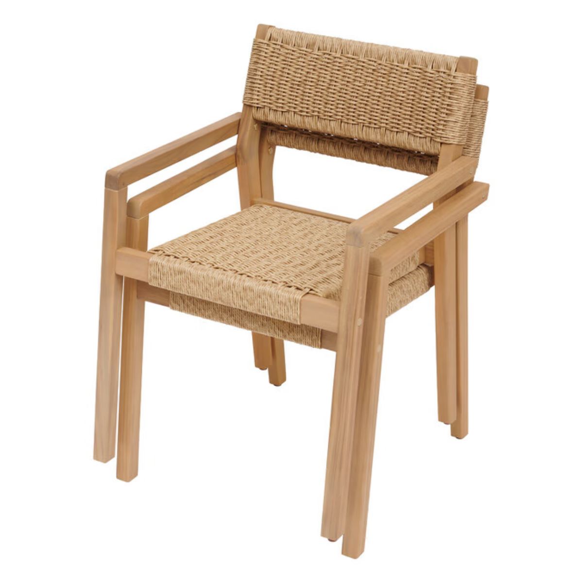 Lot de 2 Fauteuils HESPERIDE TEIMERA en acacia