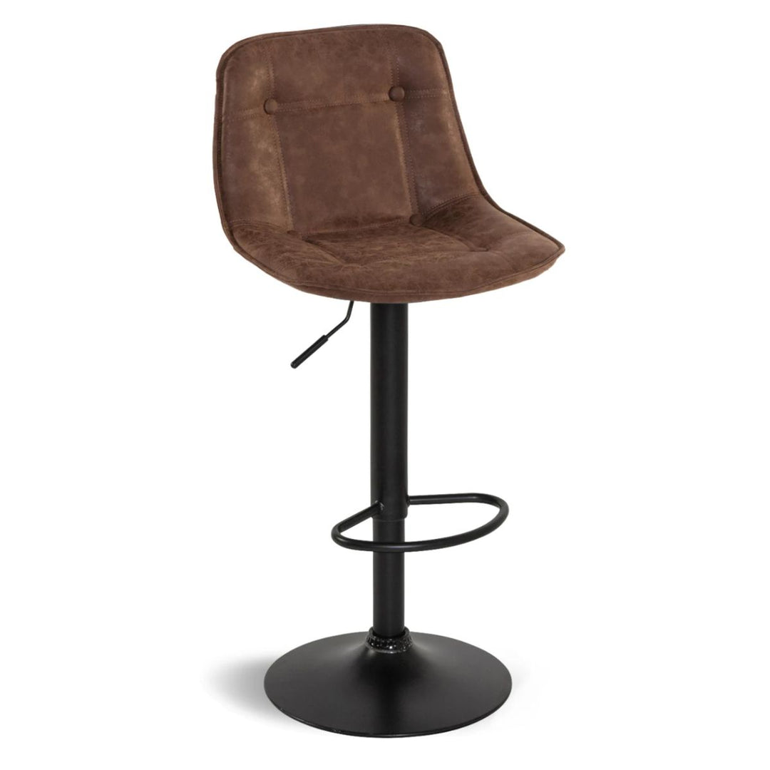 Lot de 4 tabourets Edinson marron