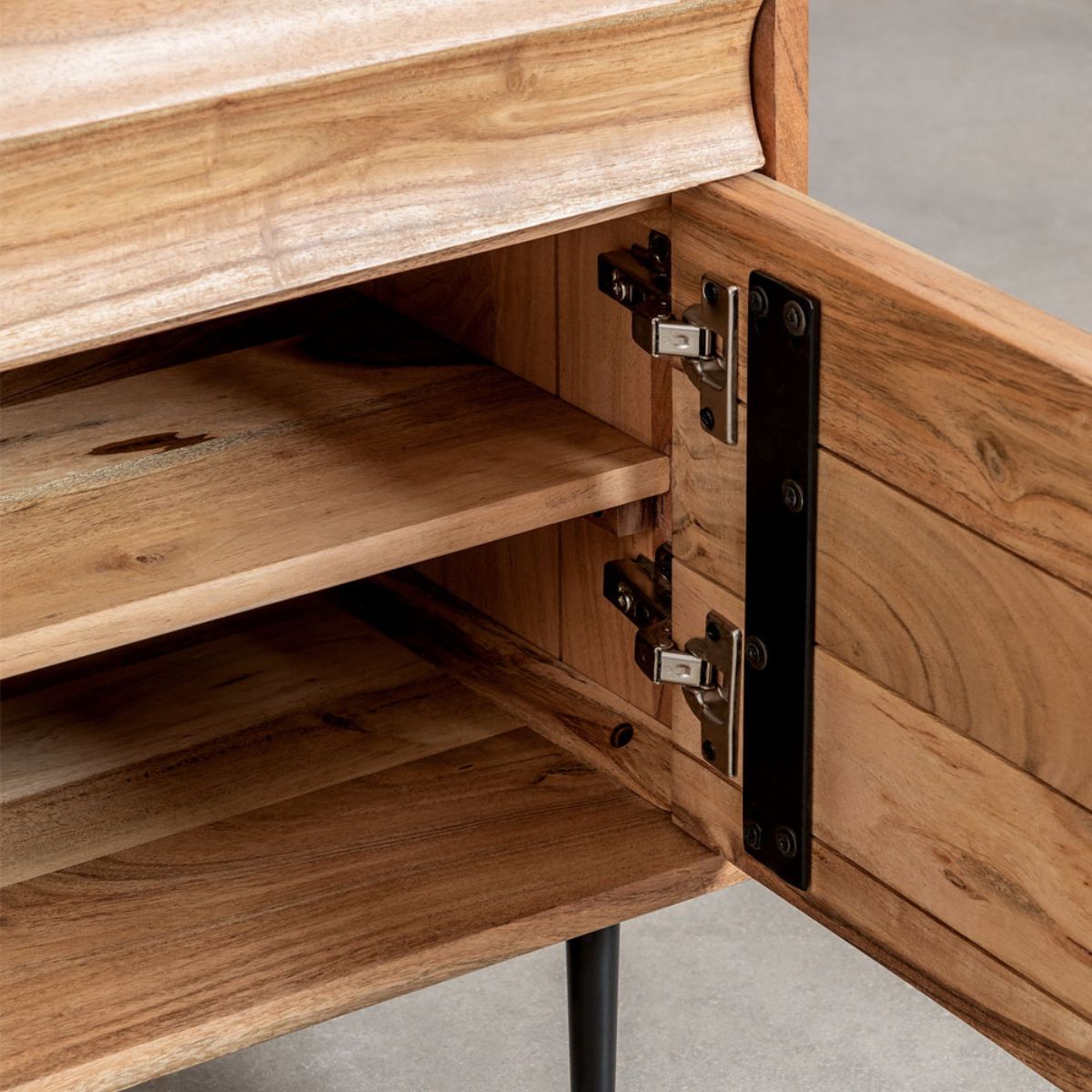 SKLUM- Armoire en bois d'acacia Petter