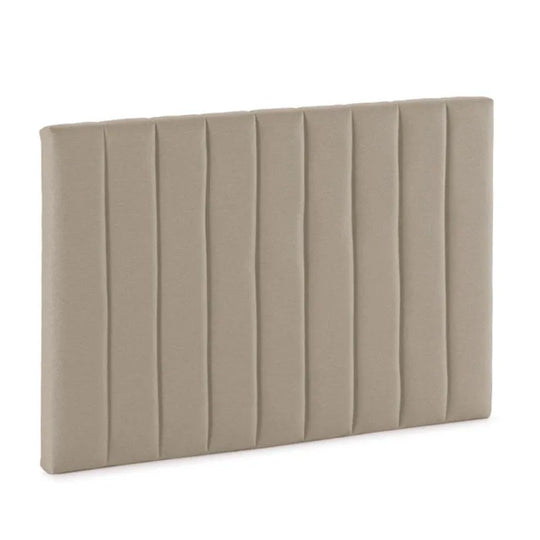 Tête de lit Eris en tissu beige 90x60cm