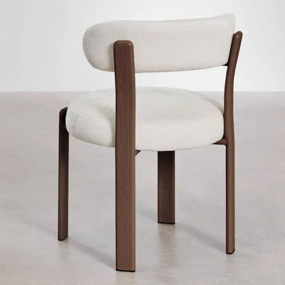 Lot de 4 chaises SKLUM de salle à manger en tissu chenille Jolie