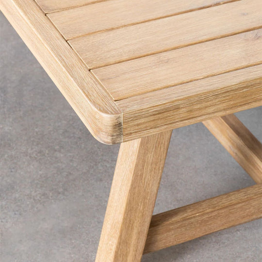 Table basse de jardin SKLUM DUBAI rectangulaire 130x75 cm en bois d’acacia
