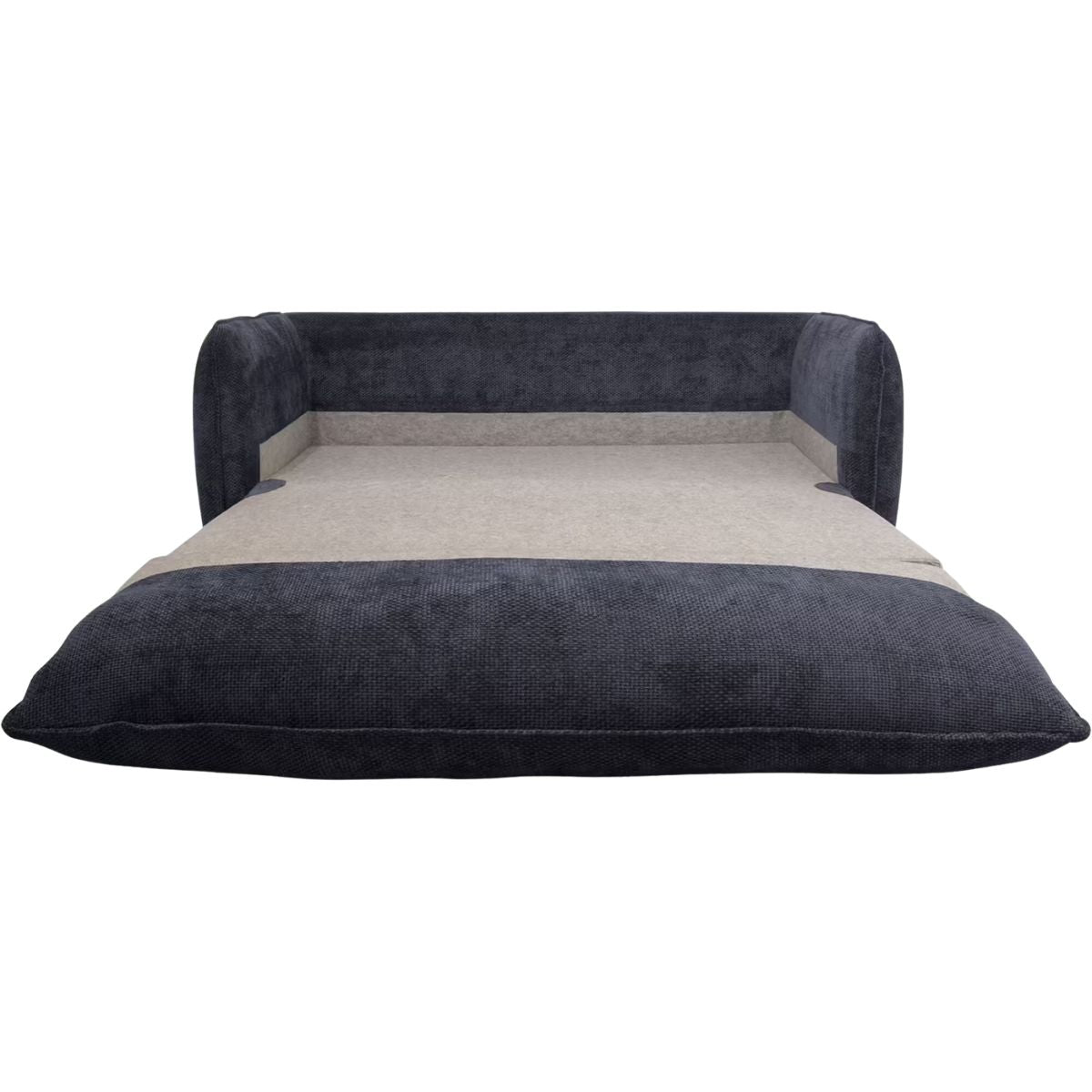 ALINEA Canapé 3 places convertible en tissu Eden - bleu marine