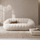 Canapé 3 places bouclé beige Sway