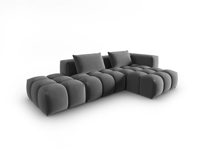 Canapé d'angle droit Lorella 4 places gris – Christian Lacroix