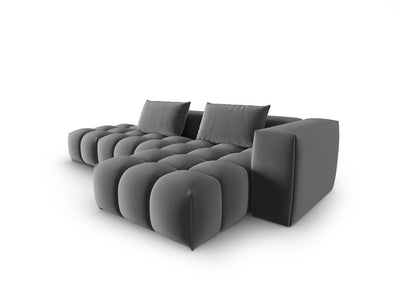 Canapé d'angle droit Lorella 4 places gris – Christian Lacroix