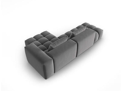 Canapé d'angle droit Lorella 4 places gris – Christian Lacroix