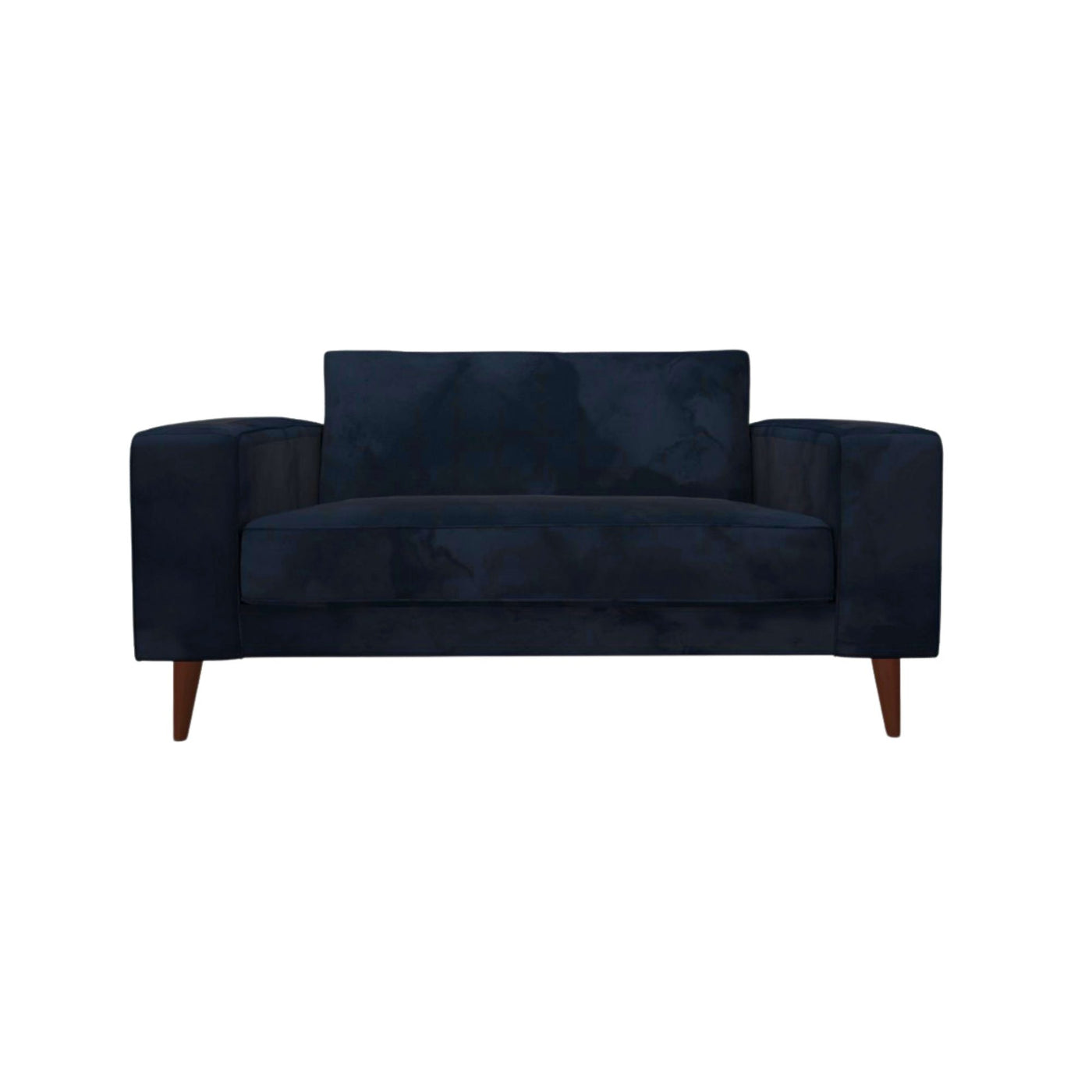 Canapé ALINEA California 1,5 places en Velours Bleu marine