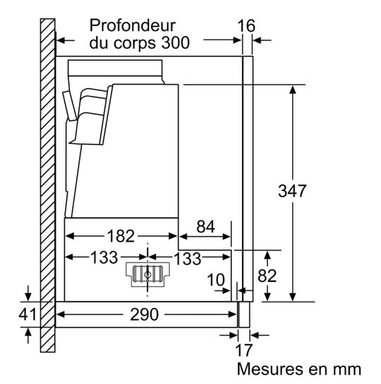 Hotte telescopique encastrable SIEMENS LI97SA531 – 90 cm – Inox