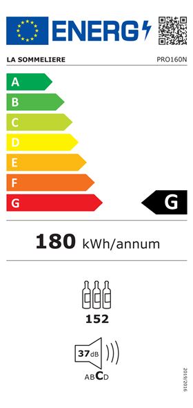 Cave de vieillissement LA SOMMELIERE PRO160N 152 bouteilles