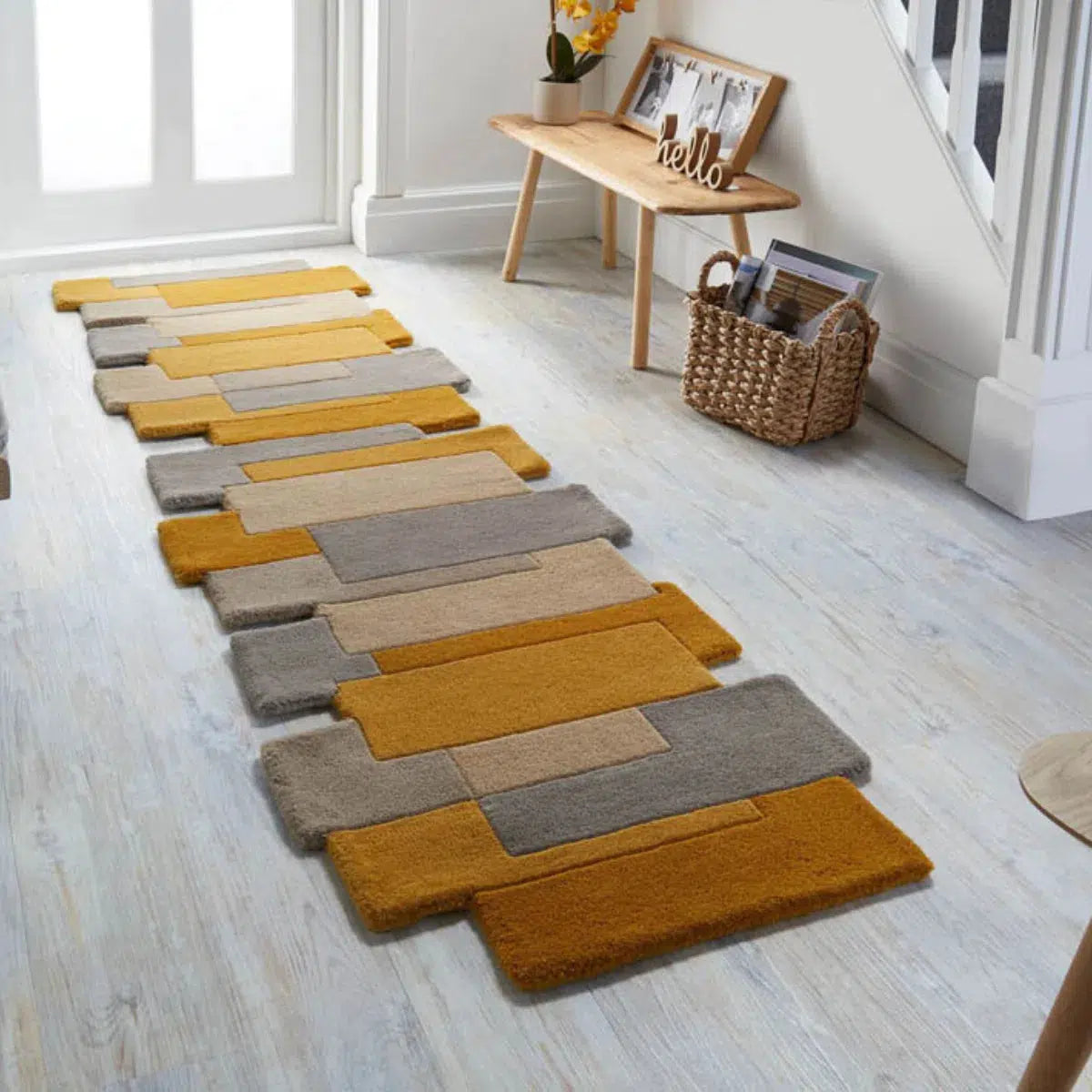 tapis-de-couloir-haut-de-gamme-jaune