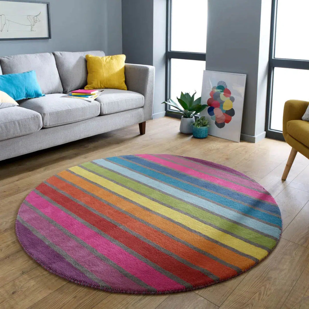 Tapis rond Candy