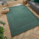 Tapis en laine Siena Vert foncé 160x230cm "Imparfait"