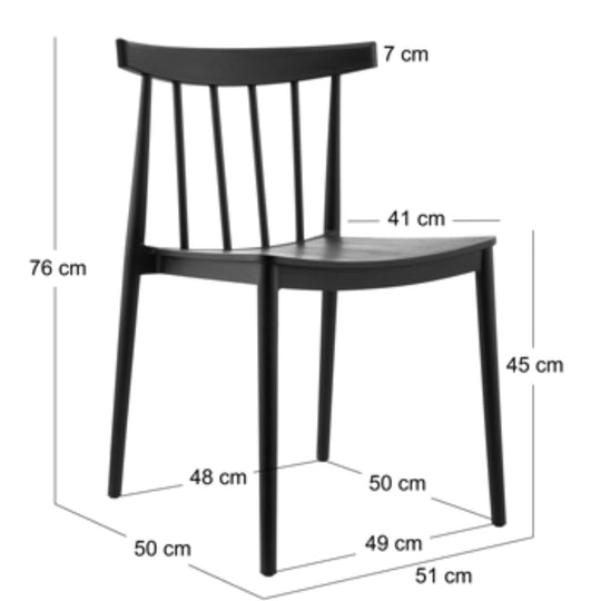 Lot de 4 chaises de jardin en plastique Oviala LISBOA vert sauge