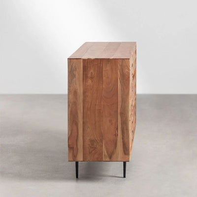 SKLUM- Commode à tiroirs en bois d'acacia Petter