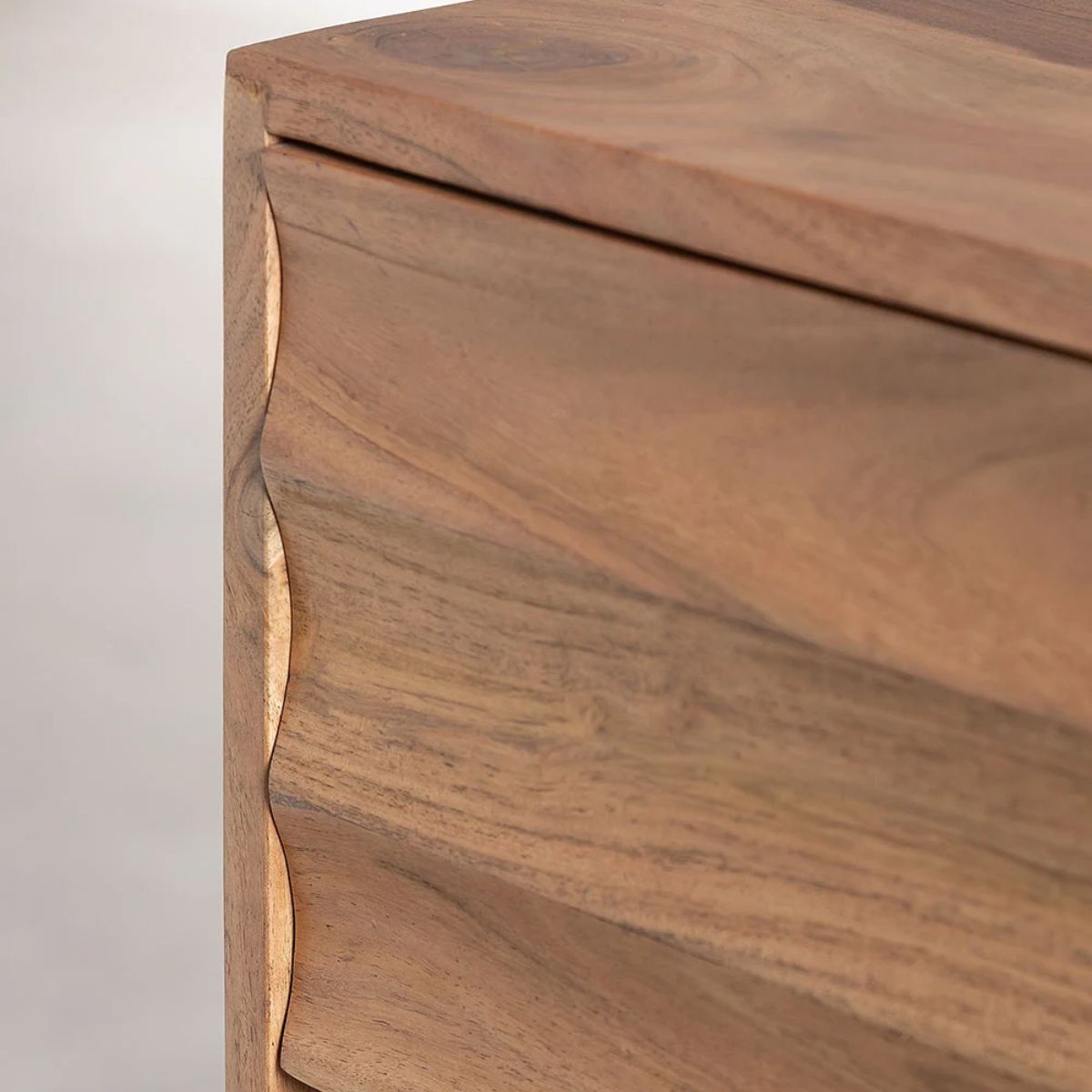 SKLUM- Commode à tiroirs en bois d'acacia Petter