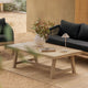 Table basse de jardin SKLUM DUBAI rectangulaire 130x75 cm en bois d’acacia