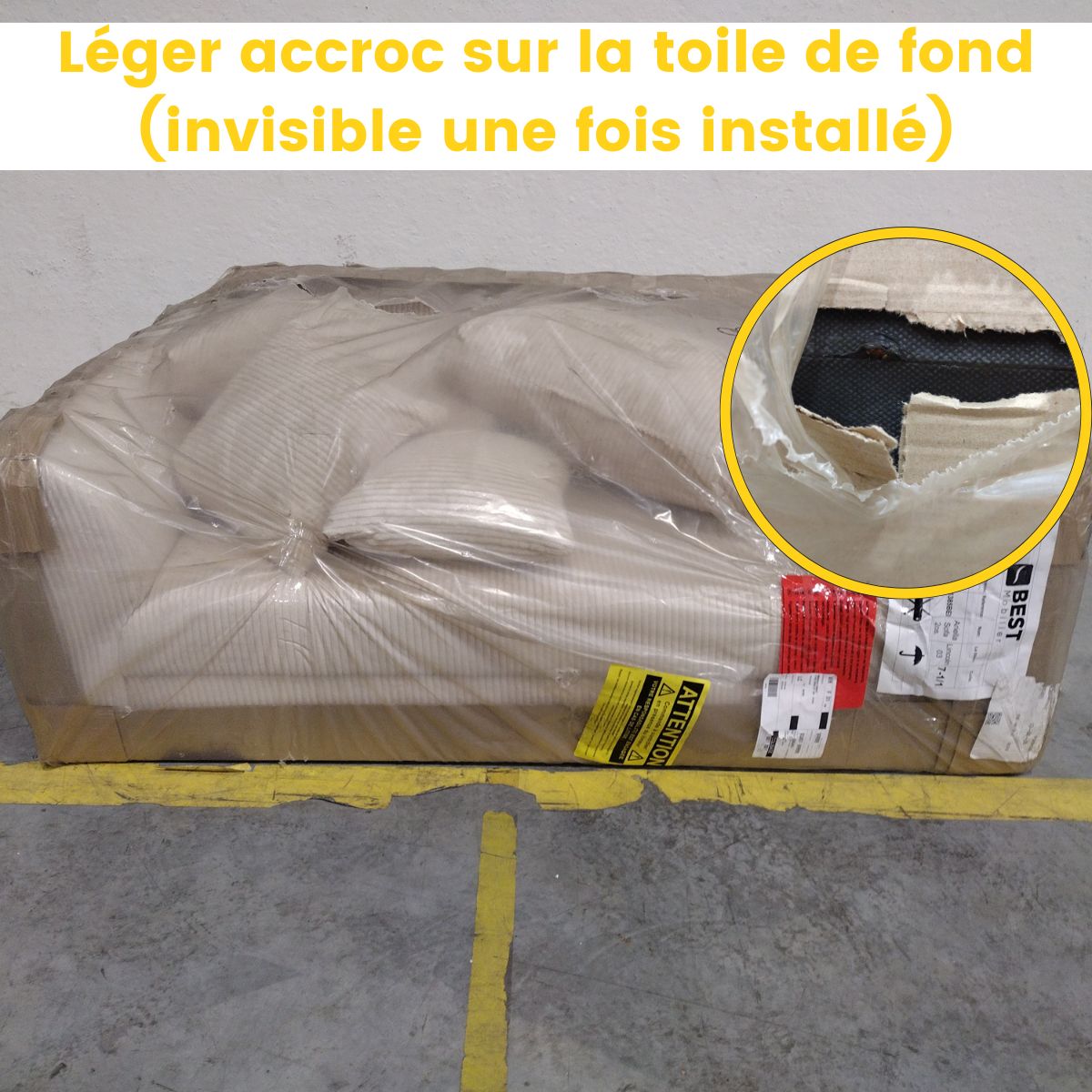 Canapé 2 places RUNE en velours cotele beige BESTMOBILIER