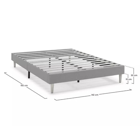 Sommier tapissier Aura 140x190 cm Beige